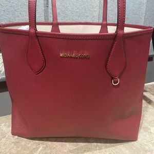 Michael Kors reversible tote (red)